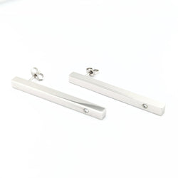 Boucles d'oreilles en or blanc et diamants