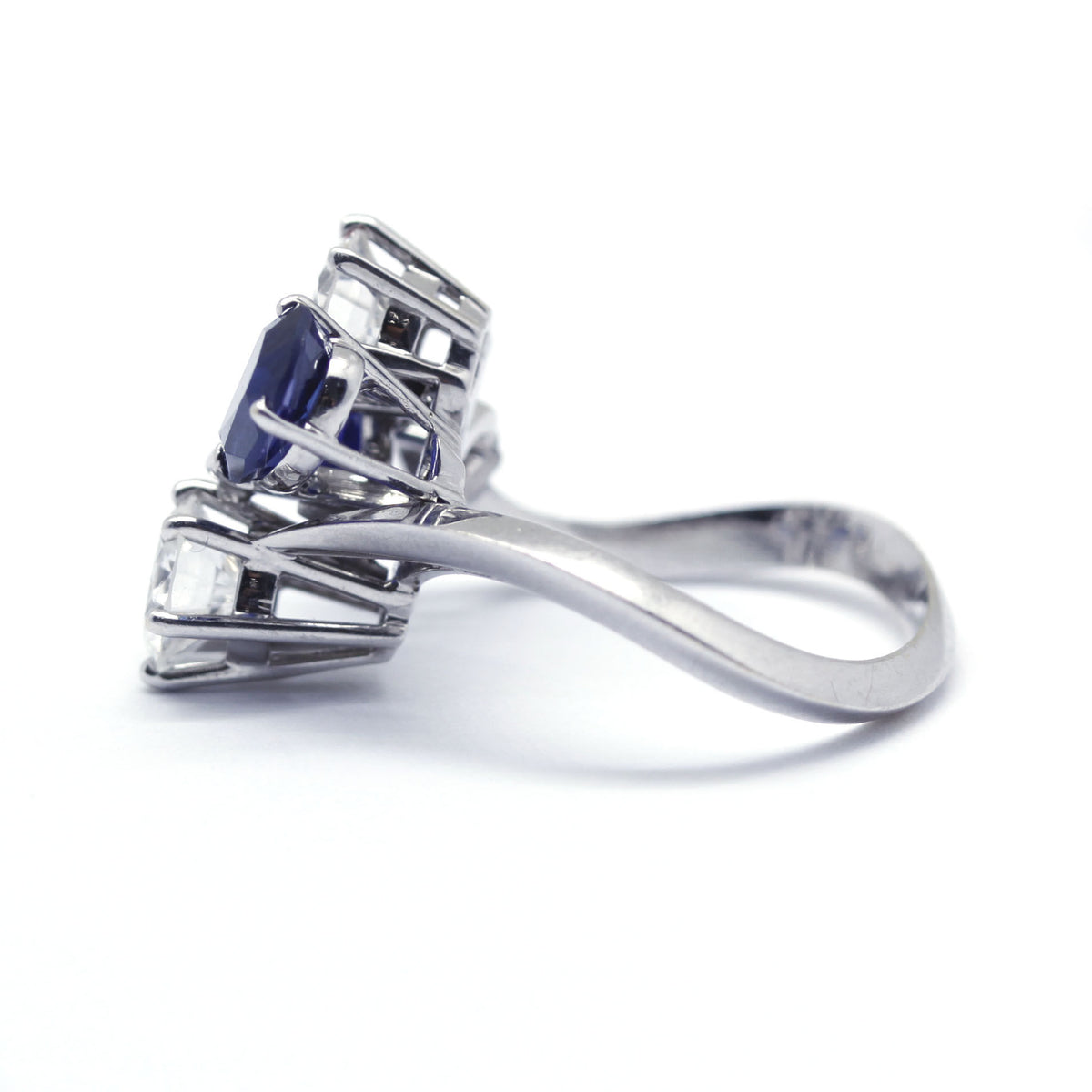 Bague Cocktail - Saphirs et Diamants