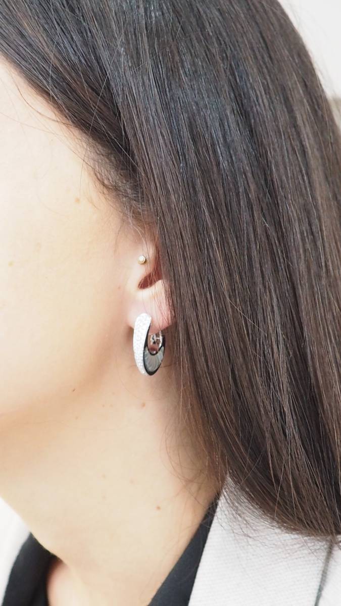 Boucles d'oreilles Clips en or blanc aigues marines et diamants