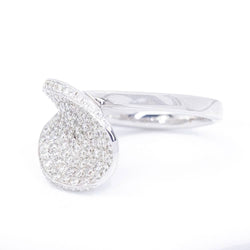 Bague en diamant Paveè. Deuxième main