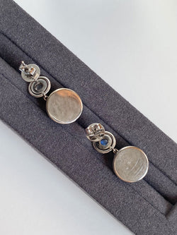 Boucles d’oreilles en or blanc 18k