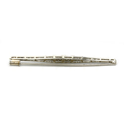 Broche - Or, Platine & Diamants