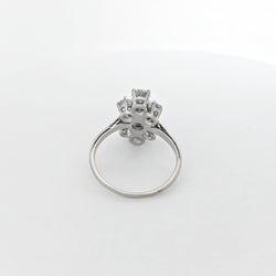 Bague or blanc et diamants
