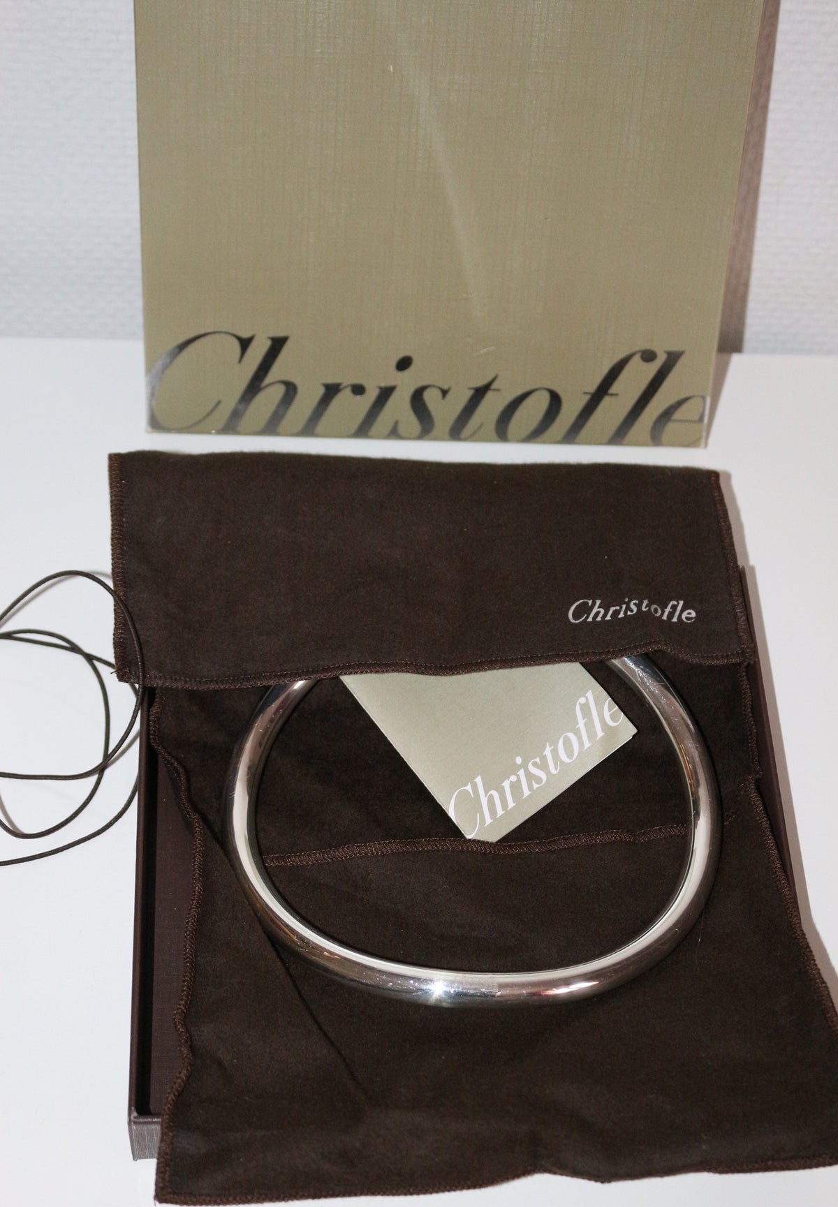 Collier En Argent Christofle Dans Son Coffret