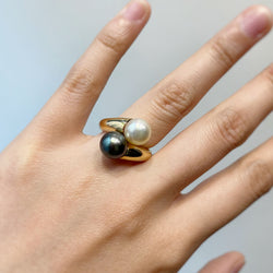 Bague - Or & Perles