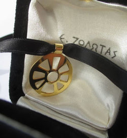 ZOLOTAS - Pendentif 2008 roue de la Fortune Or