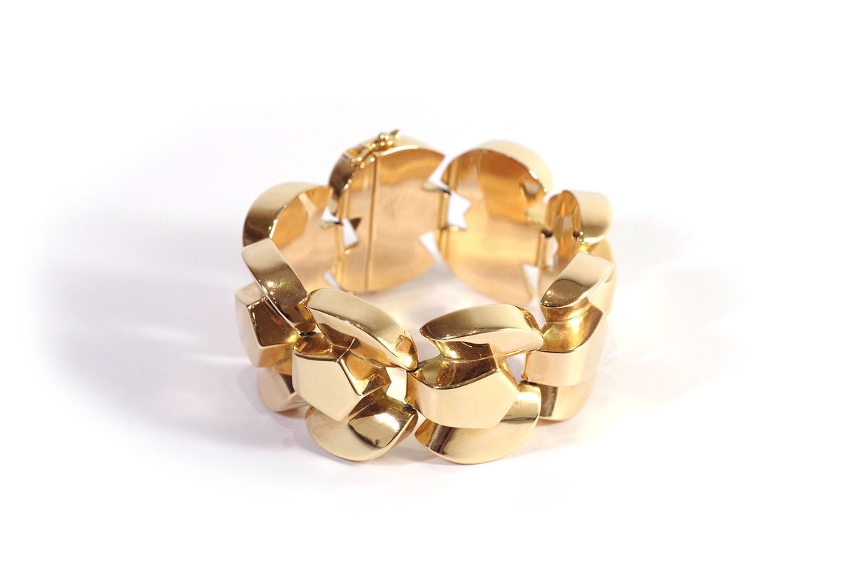 Bracelet Tank en or