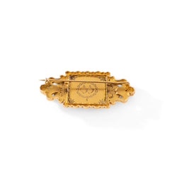 Broche Coeurs enlacés