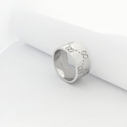 Bague Icon or blanc signée Gucci