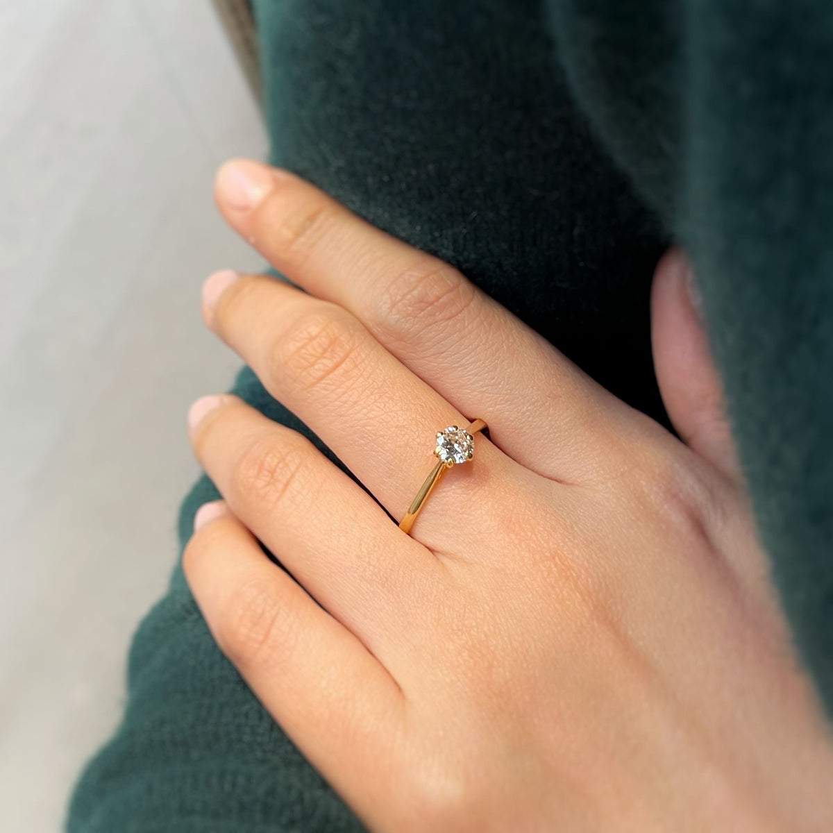 Solitaire - Or & diamant