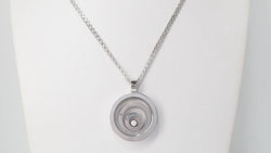 Collier Chopard Happy Spirit en or blanc et diamant