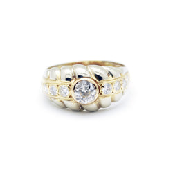 Bague - Or et diamants