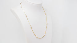 Collier en or jaune et perles de culture