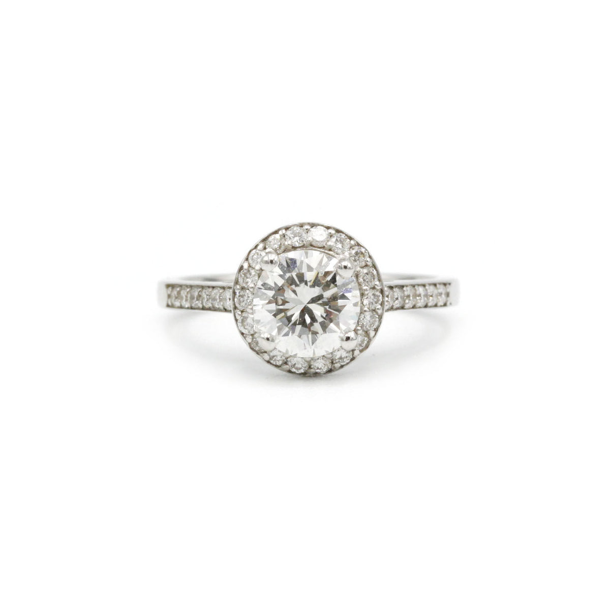 Solitaire Accompagné - Diamant De 1,07 carats