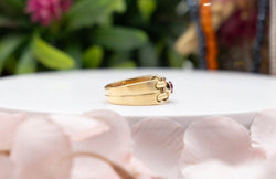 Bague Rubis Diamant