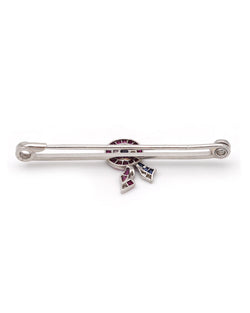 Broche Cartier cocarde France