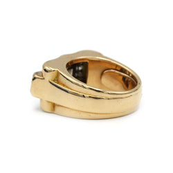 Bague Tank - Or, platine et diamants