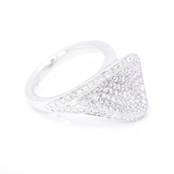 Bague en diamant Paveè. Deuxième main