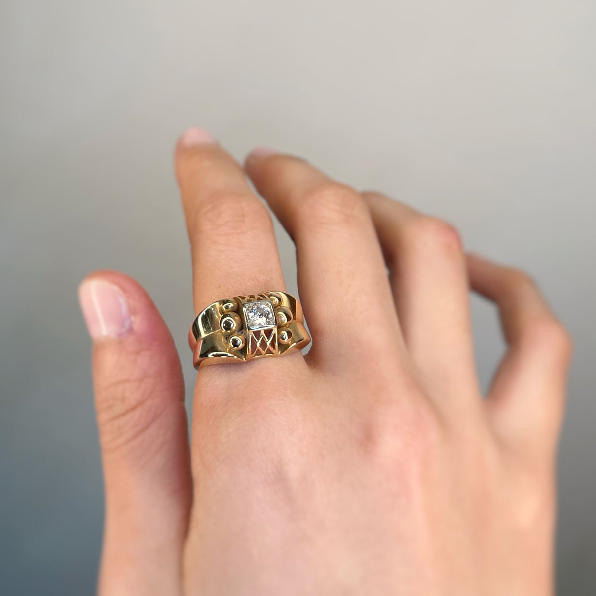 Bague - Or & Diamant