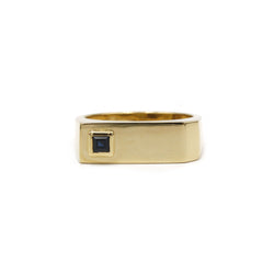 Bague - Or, Saphir & Diamant