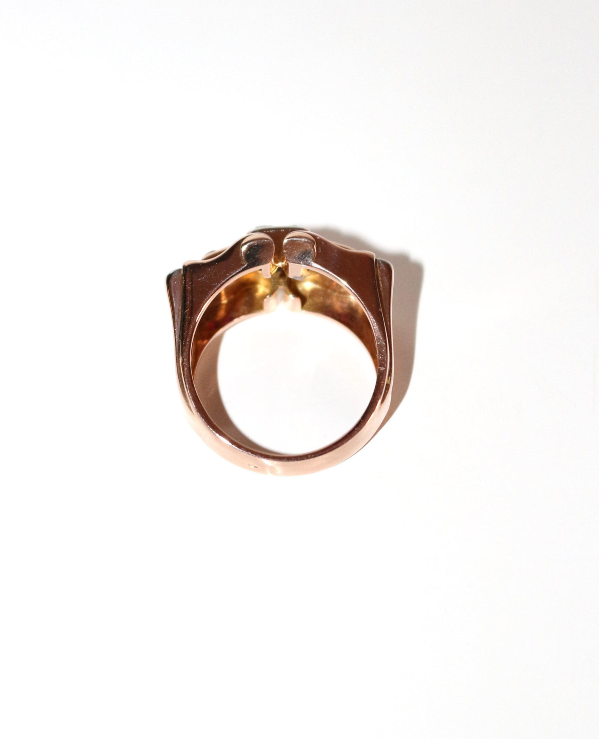 Bague Tank rubis diamants
