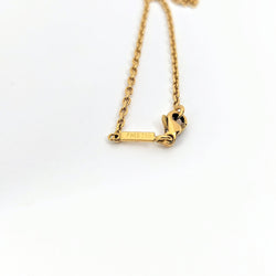 Collier Fred Nœud or jaune diamant et rubis