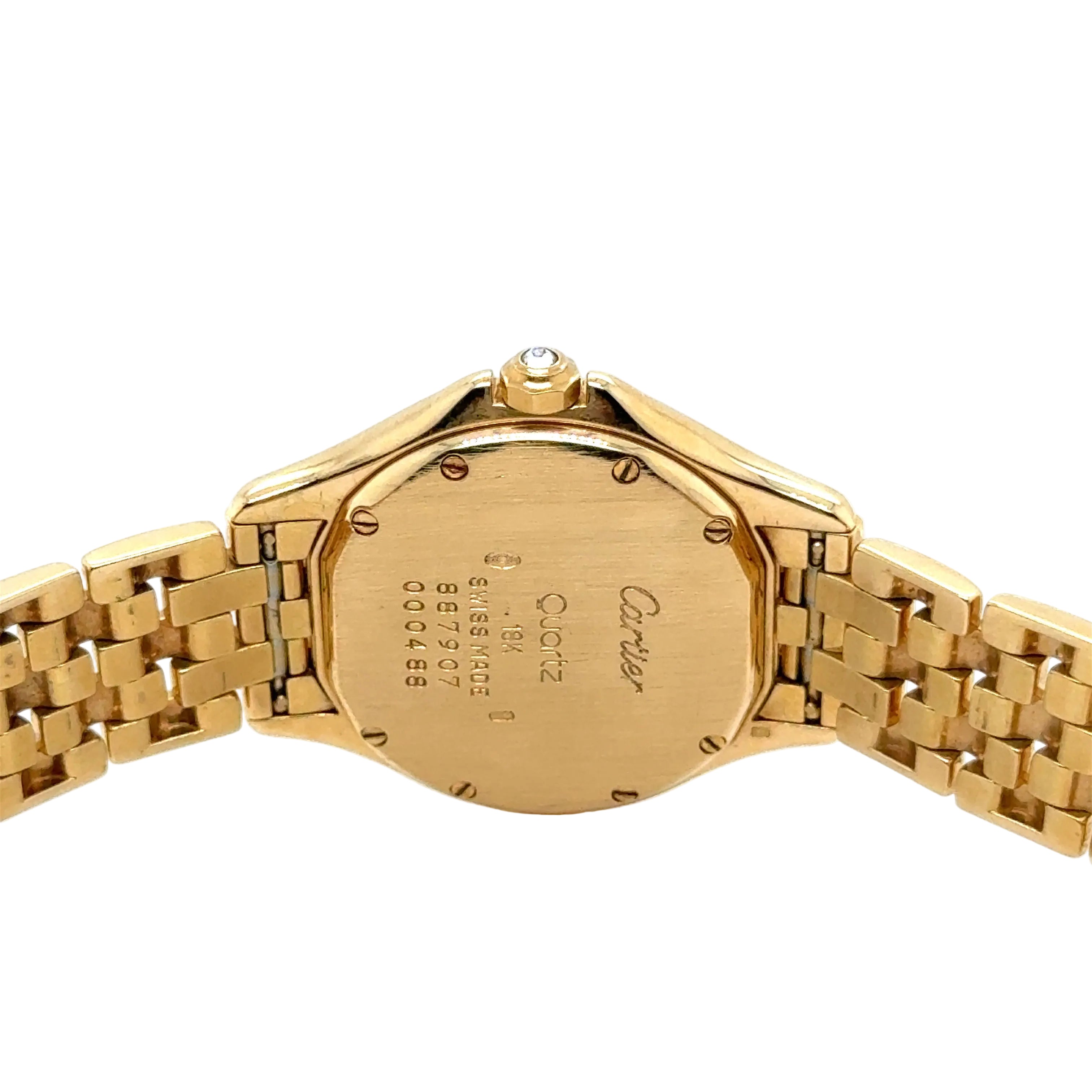 Cartier - Montre Cougar - Or Jaune et Diamants
