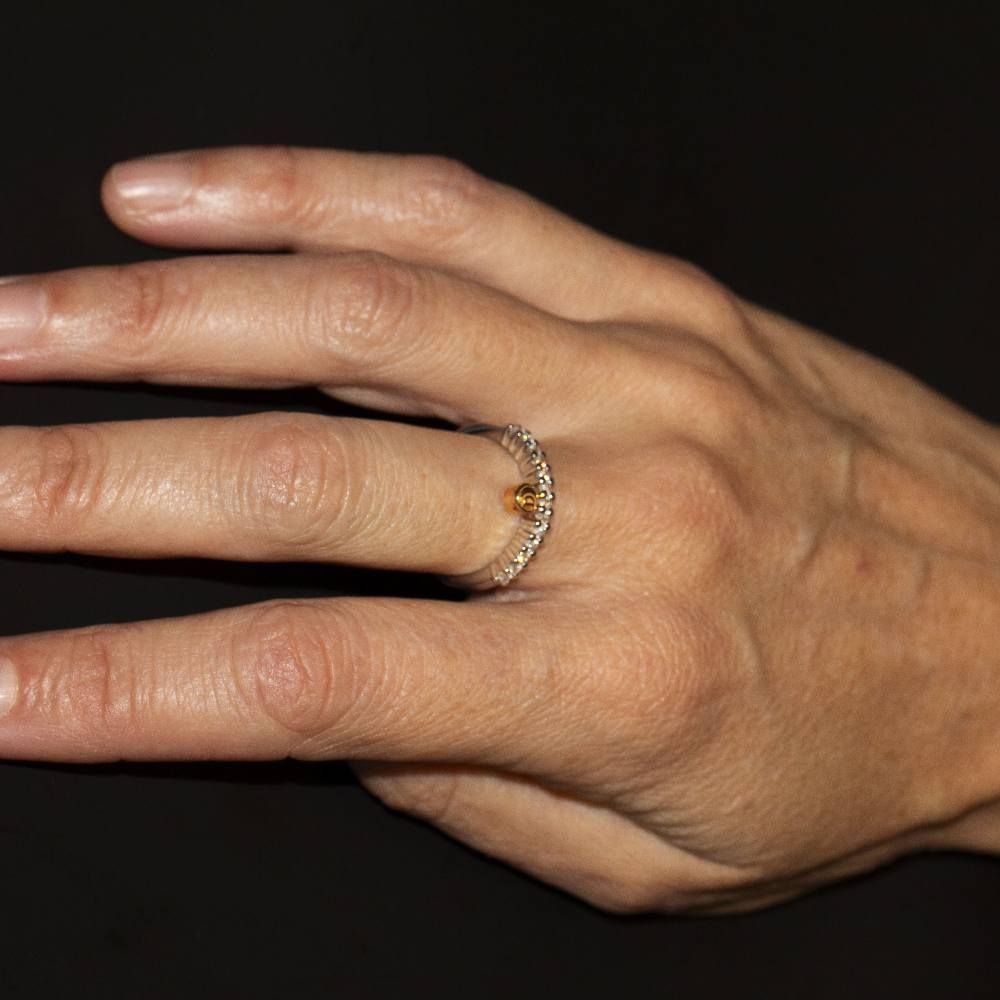 Bague DAMIANI Or bicolore avec diamants d'occasion