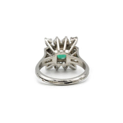 Bague - Or, émeraude & diamants