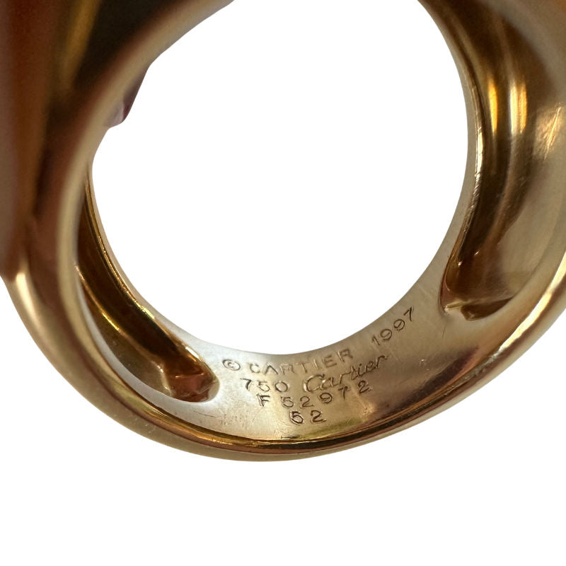 Bague CARTIER "Nouvelle vague" en or jaune