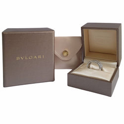 Bague Bvlgari Parentesi EU54 - Or blanc et diamants