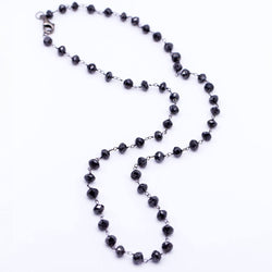 Collier en diamant noir. Deuxième main