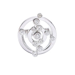 Bague ADAGIO en or blanc avec diamants d'occasion