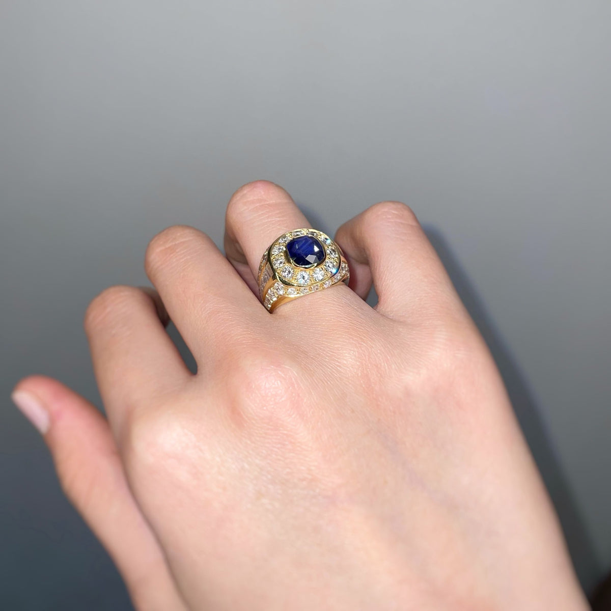 Bague - Saphir & Diamants