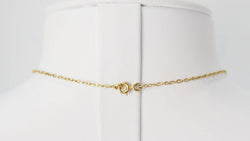 Collier draperie début XIXème siècle en or jaune et perles