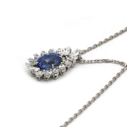 Collier - Or, Saphir et Diamants