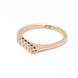 Bague SINGULAIRE en or et diamants