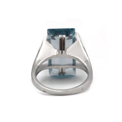 Bague - Or et Aigue-Marine