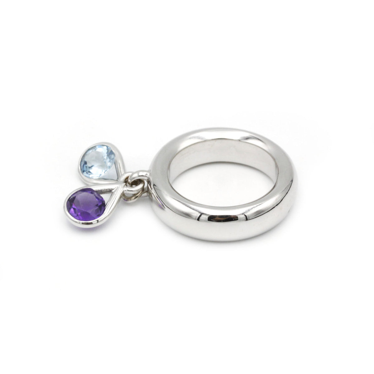 Bague - Or, Améthyste et Topaze