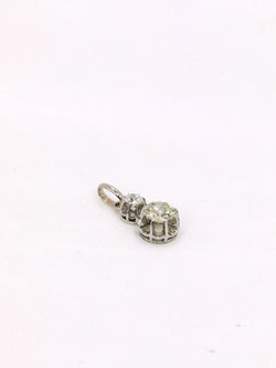 Pendentif ancien diamants taille ancienne 0,80 ct