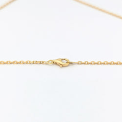 Collier cœur en or jaune