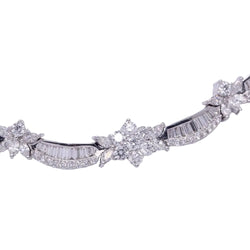 Collier THAYPER en or blanc avec diamants