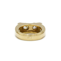 Bague - Or, Platine & Diamants
