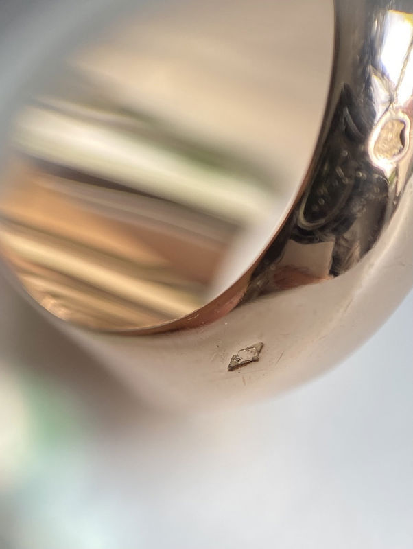 Bague HERMÈS "Collier de chien rock" en or rose 18k