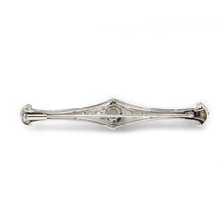 Broche - Or, diamants et perles