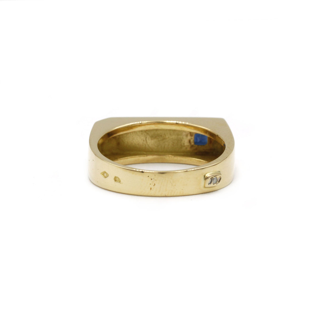 Bague - Or, Saphir & Diamant