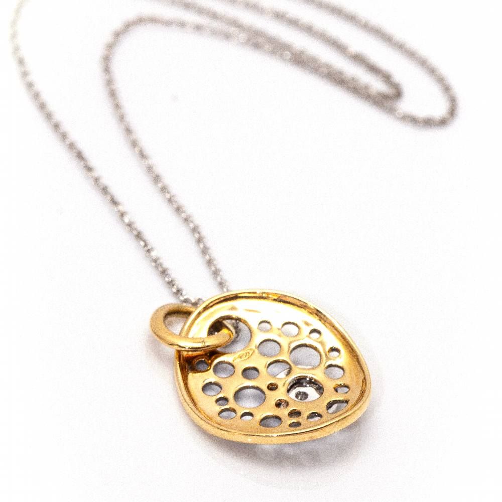 Collier SATELIT en Or Bicolore et Diamants