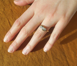 Bague trilogie diamants 0,50ct