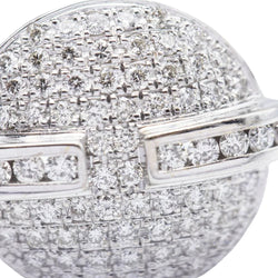 Bague POKER en or blanc avec diamants d'occasion