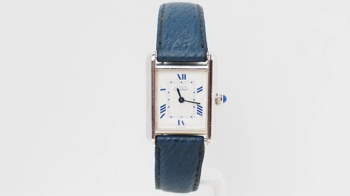 Montre Must de Cartier en argent